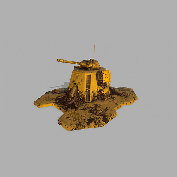 Missile _Turret - 3Docean 22561114