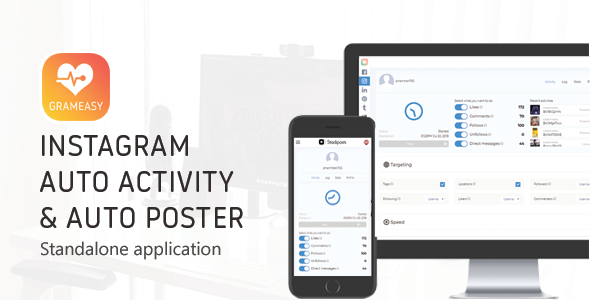 GramEasy - Instagram Auto Post & Activity (Standalone script) - CodeCanyon Item for Sale