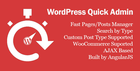 WordPress Quick Admin