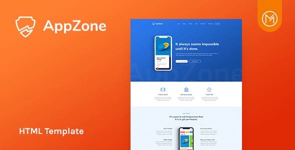 Appzone - App Landing HTML5 Template