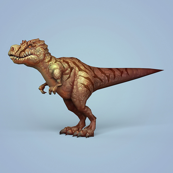 Fantasy Cartoon Dinosaur - 3Docean 22561726