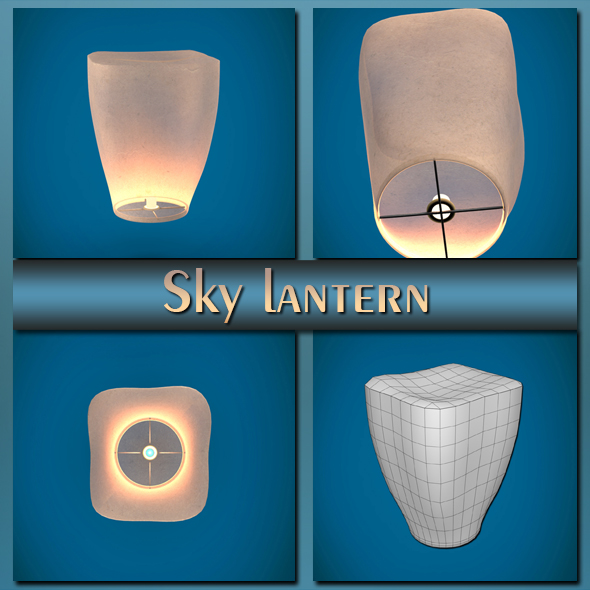 Sky lantern - 3Docean 22561841