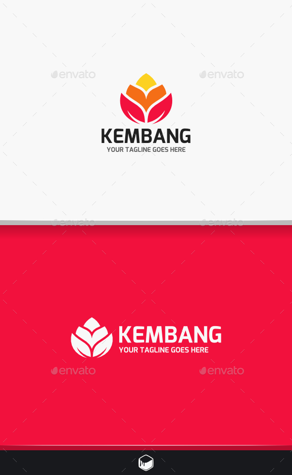 Flower Kembang Logo - Nature Logo Templates