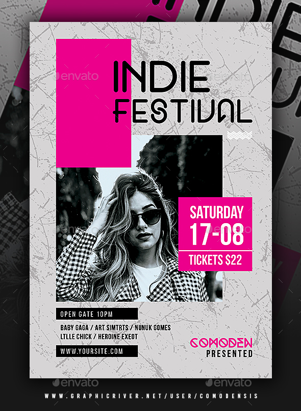 Indie Flyer Template - Clubs & Parties Events