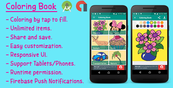 Kids Coloring Book for Android - CodeCanyon Item for Sale