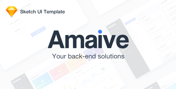 Amaive - Admin Sketch Template - Sketch Templates