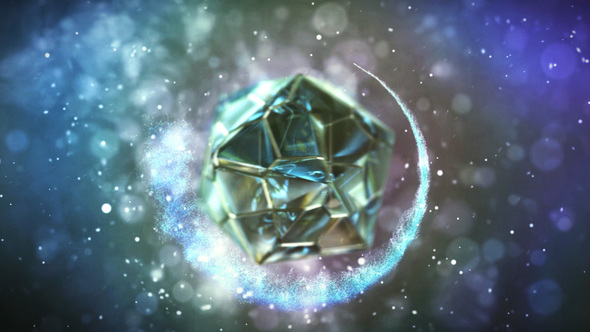 Polyhedron Glass Logo - VideoHive 22568308