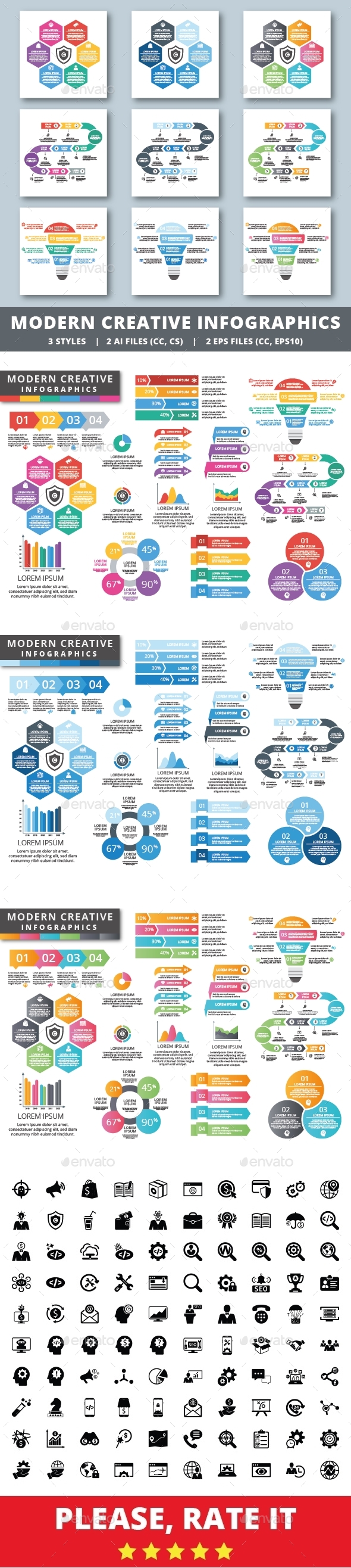 Modern Creative Infographics - Infographics