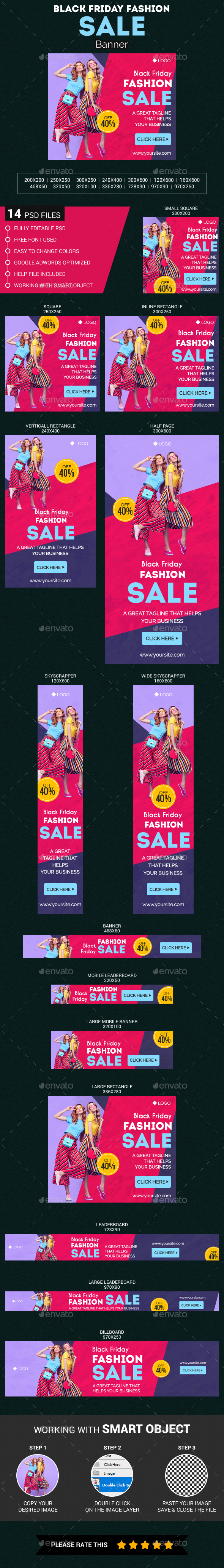Black Friday Sale - Banners & Ads Web Elements