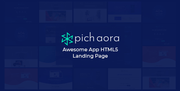 Pichaora App Laning Page HTML5 Template