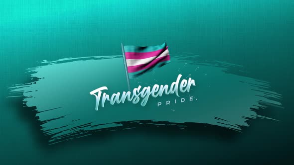 Transgender Gender Sign Background Animation 4k