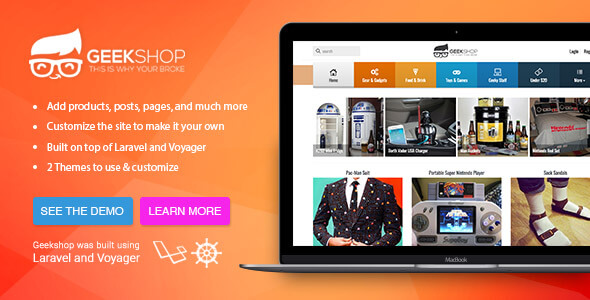 GeekShop - Geeky Cool Product Site - CodeCanyon Item for Sale