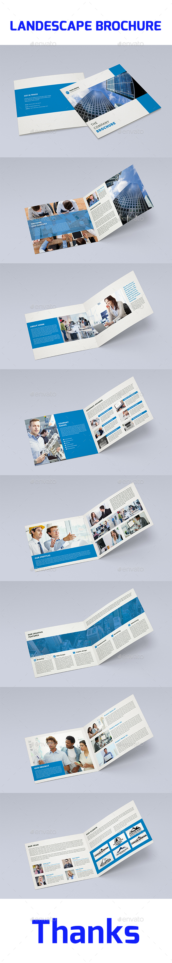 Landscape Brochure - Brochures Print Templates