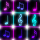 Flashing Music Notes - VideoHive Item for Sale