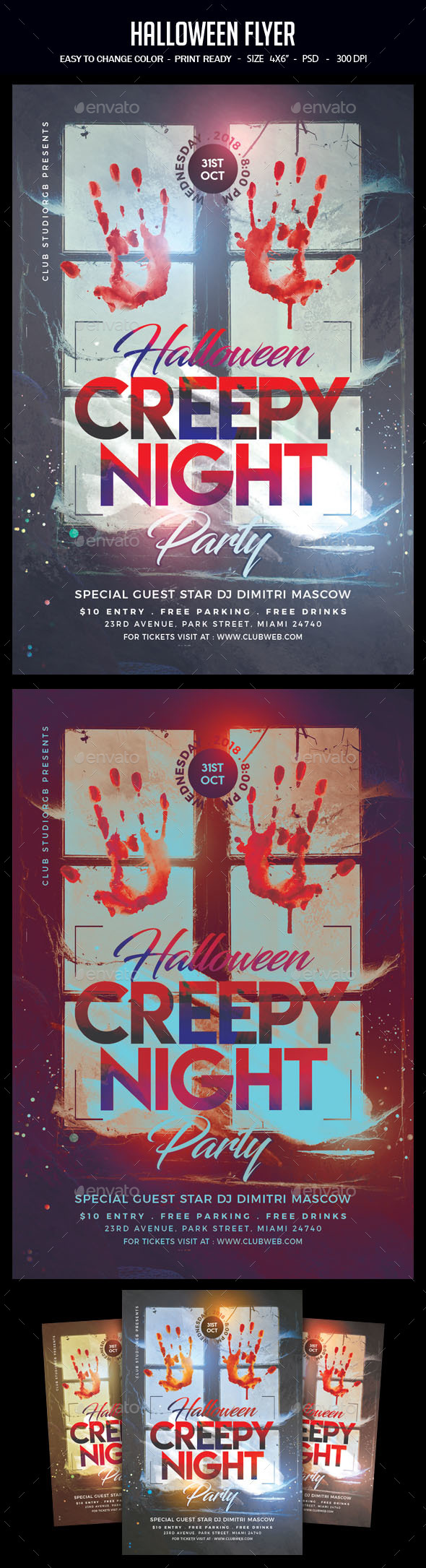 Halloween Flyer - Clubs & Parties Events