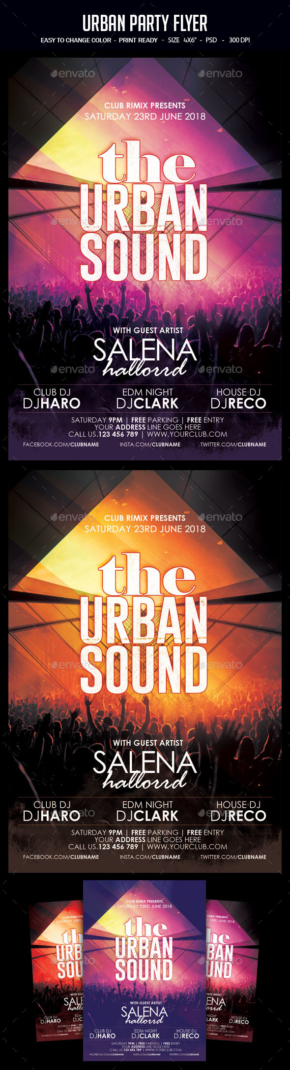 Urban Party Flyer - Clubs & Parties Events