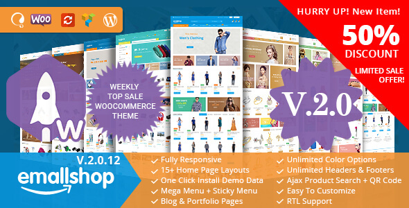 EmallShop - Responsive Multipurpose WooCommerce Theme - WooCommerce eCommerce