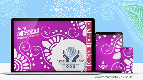 Diwali Festive eCard - VideoHive 22577037
