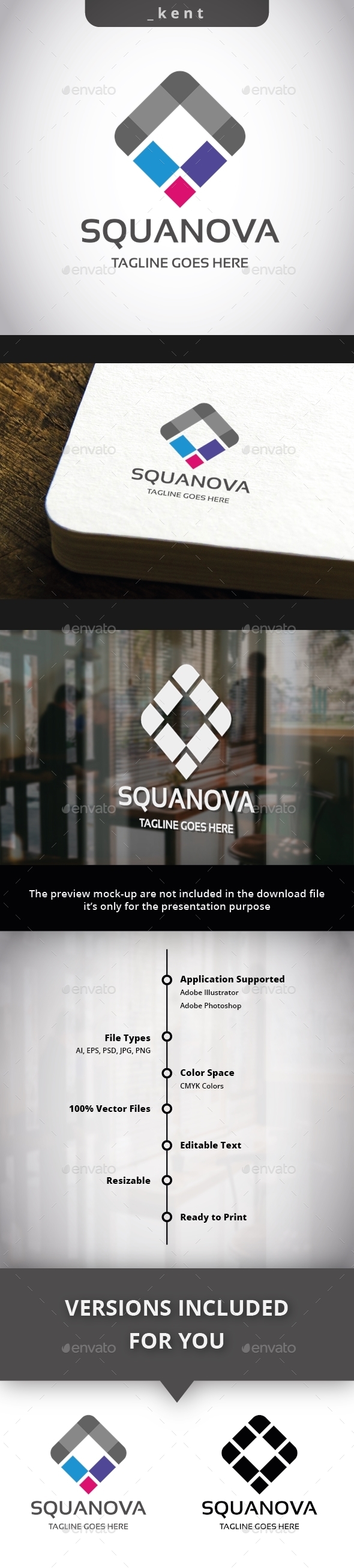 Squanova Logo - Symbols Logo Templates