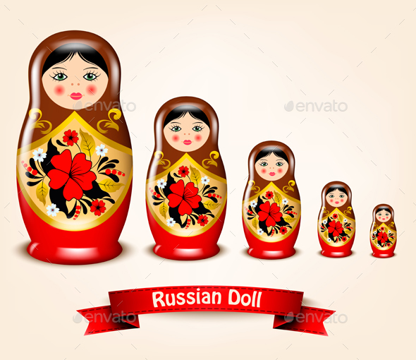 Russian Matryoshka Doll - Man-made Objects Objects