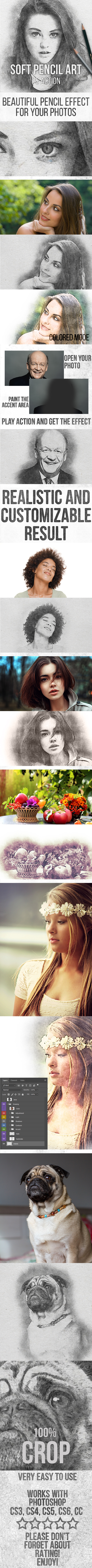Soft Pencil Art Action