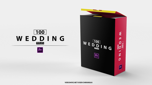 100 Wedding Titles of Love | Premiere Pro