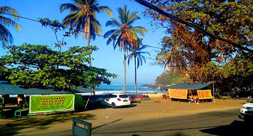 Karang Hawu Beach Java Indonesia