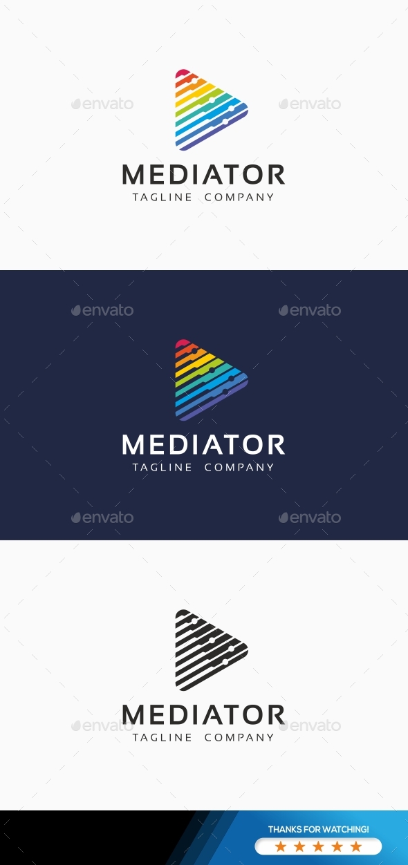 Media Play Logo - Symbols Logo Templates