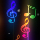 Music Notes Colorful Background - VideoHive Item for Sale