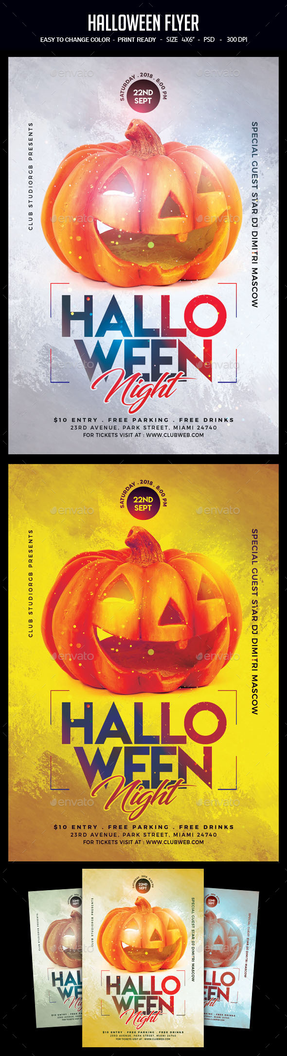 Halloween Flyer - Clubs & Parties Events