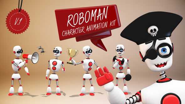 Roboman - Character - VideoHive 22586843