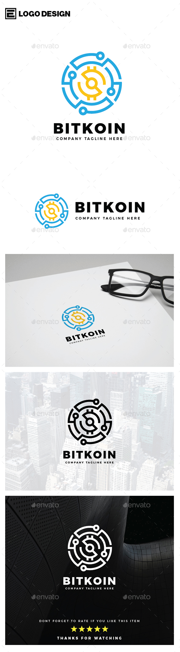 Bitcoin Logo - Symbols Logo Templates
