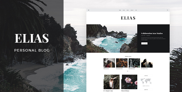 Elias - Blog & Shop Template - PSD Templates