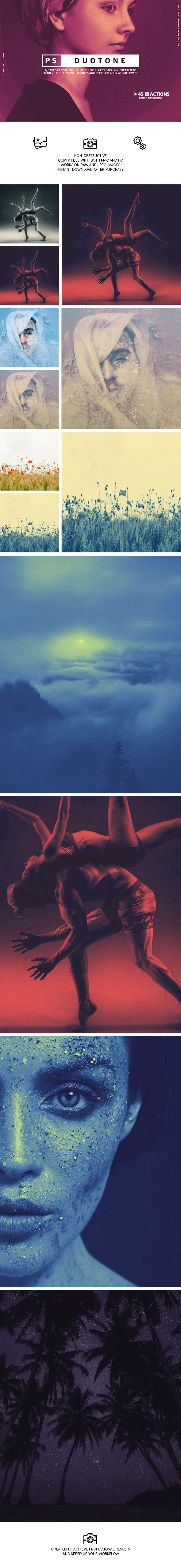 Duotone - Photoshop Actions - Photo Effects Actions