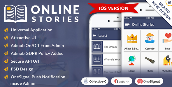 iOS Online Stories - CodeCanyon Item for Sale