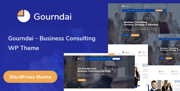Gourndai - Corporate Agency & Consulting WordPress Theme