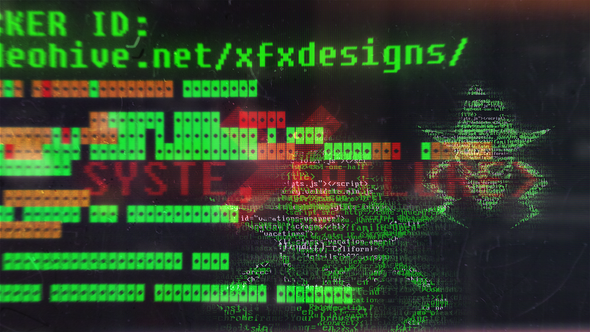 Hacker Logo Glitch - VideoHive 22588051