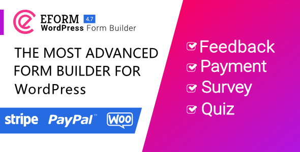eForm - WordPress Form Builder - CodeCanyon Item for Sale