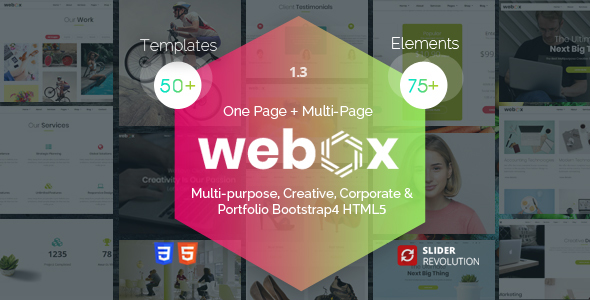 Webox - One - ThemeForest 22389925