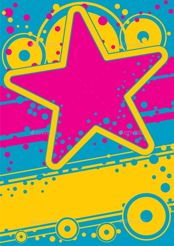 Retro Poster - Backgrounds Decorative