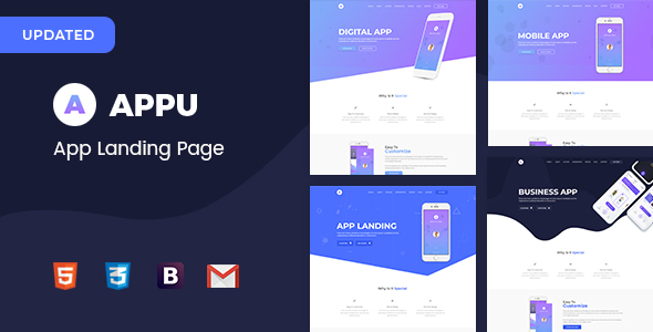 Appu App Landing Page