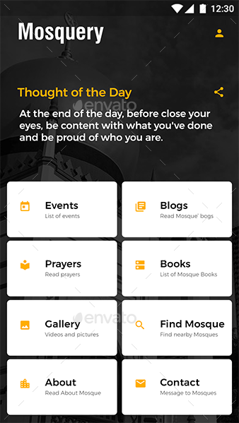 Muslim Community App UI Kit| Prayer App UI Kit| Scholar App UI Kit ...