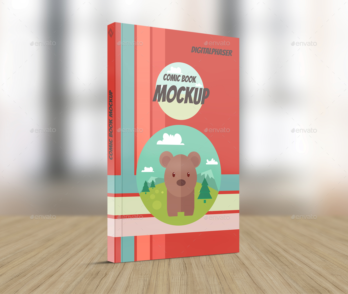 Download Comic Soft Cover Book Mockup by Fusionhorn | GraphicRiver