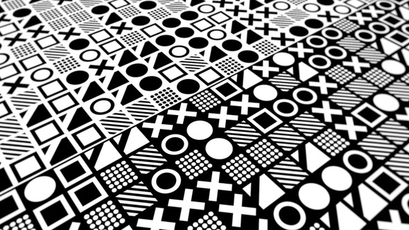 Abstract Shapes Grid