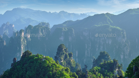 Zhangjiajie mountains, China - Stock Photo - Images