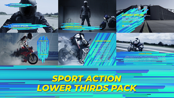 Sport Action Lower Thirds Pack