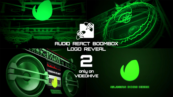 Audio React Boombox - VideoHive 22591425