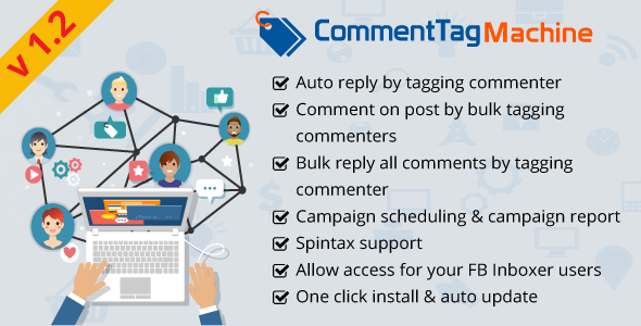 CommentTag Machine - A FB Inboxer Add-on for tagging post commenters of Facebook Pages - CodeCanyon Item for Sale