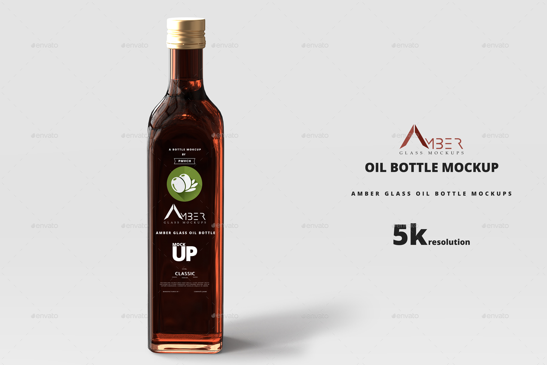 Download Amber Glass Oil Bottle Mockup By Deltatemplates Graphicriver PSD Mockup Templates