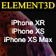 Element3D – iPhone XS - XR Collection - $24.00 Element3D – iPhone XS - XR Collection